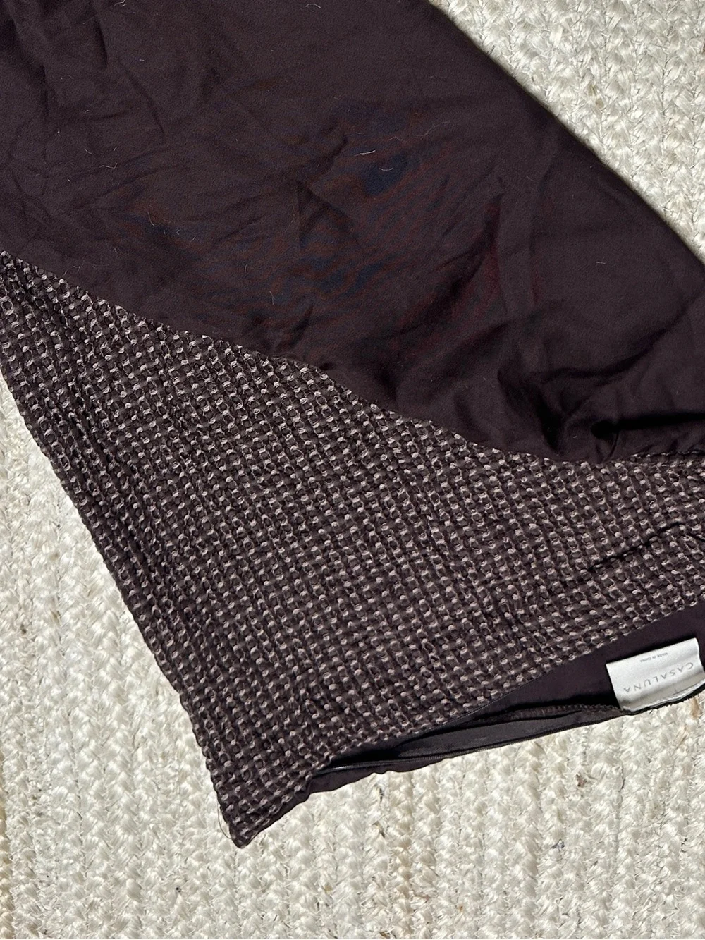 NEW Casaluna Textured Waffle Pillow Dark Fig Pillow Sham